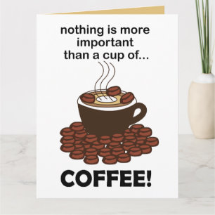 Kaffee Lustiger Kaffeeliebhaber Kaffee Karte