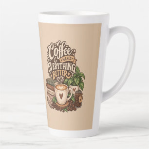 Kaffee macht alles besser – Cozy Coffee Lover Milchtasse