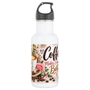 Kaffee Macht Alles Besser Design Edelstahlflasche