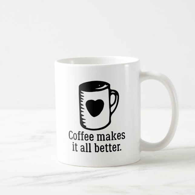 Kaffee macht alles besser kaffeetasse (Rechts)