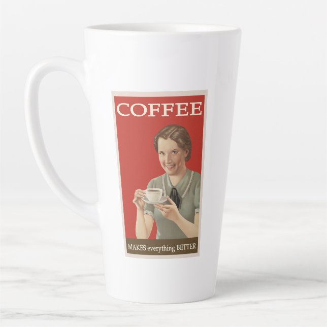 Kaffee macht ALLES besser Milchtasse (Links)