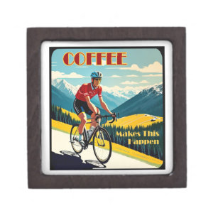 Kaffee macht das zum Fahrradfahren Kiste