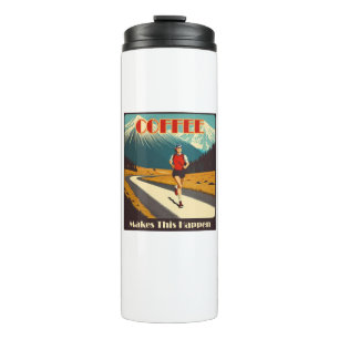 Kaffee macht das zum Laufen Thermosbecher