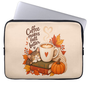 Kaffee macht den Herbst besser – Cozy Autumn Coffe Laptopschutzhülle