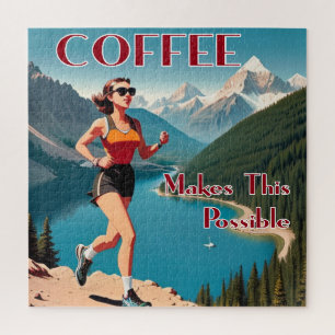 Kaffee Macht Diesen Lauf Möglich Puzzle