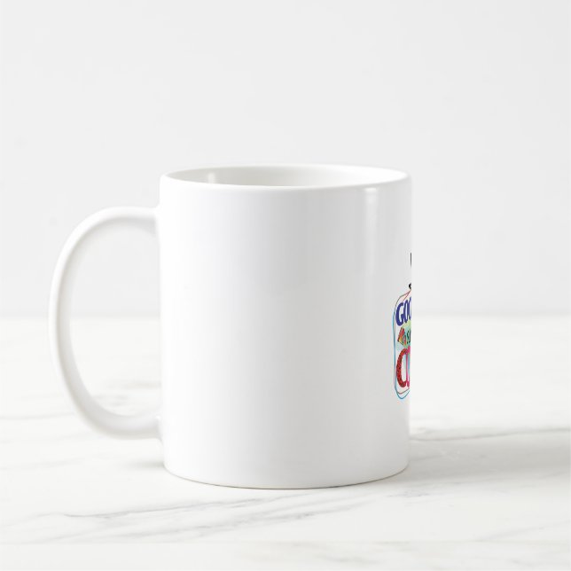 Kaffee macht gute Visionen und Kaffee Kaffeetasse (Links)