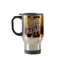 Kaffee macht mich jederzeit glücklich