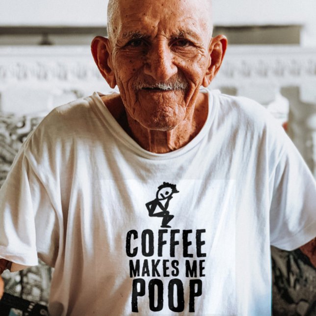 KAFFEE MACHT MICH KACKEND T - SHIRT (Von Creator hochgeladen)