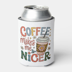 Kaffee Macht Mich Nett Sassy Eiskaffee Lustig Dosenkühler