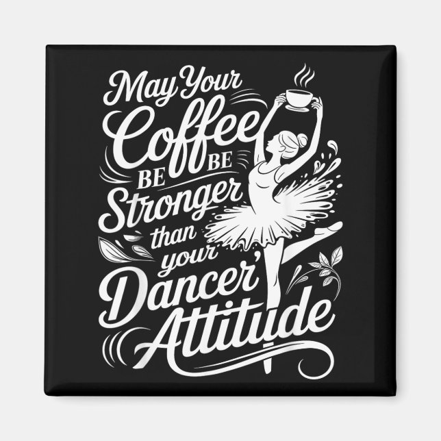 Kaffee mag stärker sein als die Einstellung der Tä Magnet (Vorne)