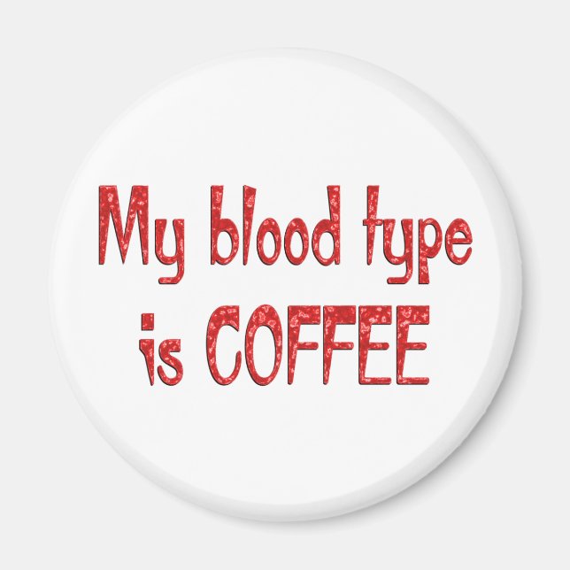 Kaffee Magnet (Vorne)