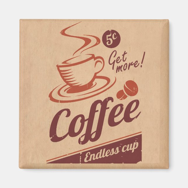 Kaffee Magnet (Vorne)