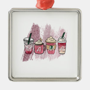 Kaffee Mama Ornament Aus Metall