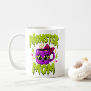 Kaffee-Mama-Zitat "Monster-Mama" Mütter Kaffeetasse