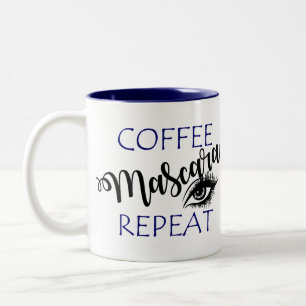 Kaffee Mascara Wiederholung Zweifarbige Tasse