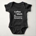 Kaffee   Mathematik = Rechnungslegung Baby Strampler<br><div class="desc">Kaffee   Mathematik = Rechnungslegung</div>