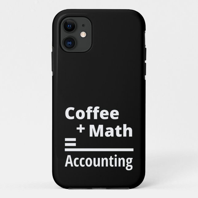 Kaffee + Mathematik = Rechnungslegung Case-Mate iPhone Hülle (Rückseite)