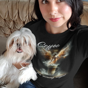 Kaffee... mein Angel am Morgen T-Shirt