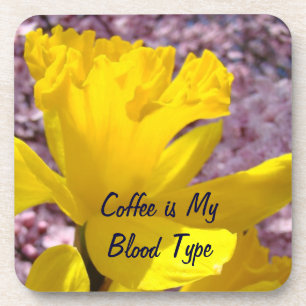 Kaffee meine Blut-Art Korken-Untersetzer-Geschenk Untersetzer