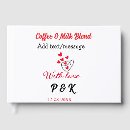 Kaffee & Milch Mischung Liebe Pärchen Kaffeehaus R Gästebuch