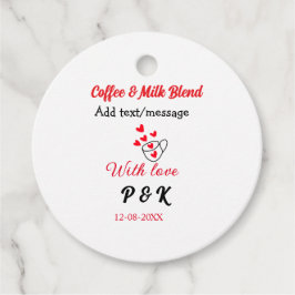 Kaffee & Milch Mischung Liebe Pärchen Kaffeehaus R Geschenkanhänger