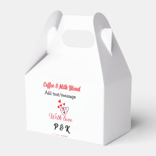Kaffee & Milch Mischung Liebe Pärchen Kaffeehaus R Geschenkschachtel
