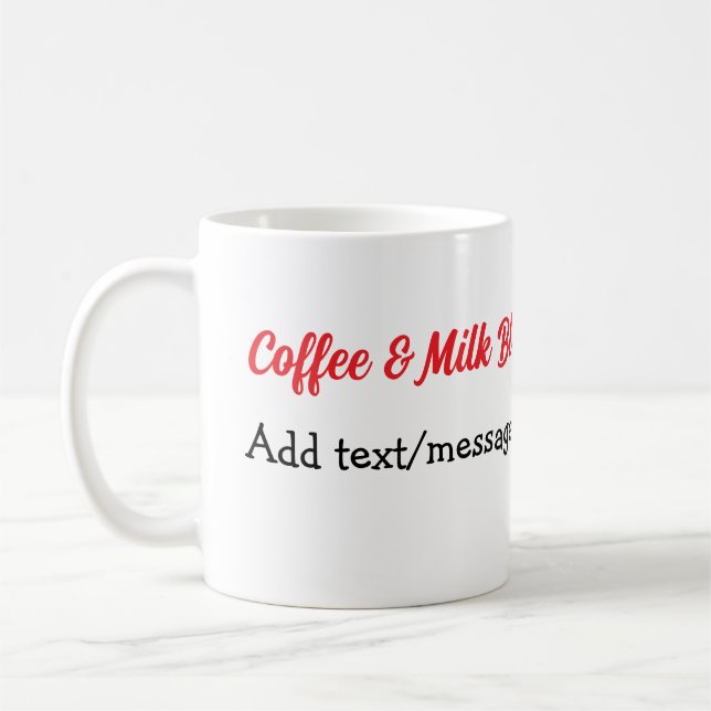 Kaffee & Milch Mischung Liebe Pärchen Kaffeehaus R Kaffeetasse (Links)