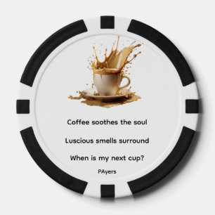 Kaffee mildert das Soul Pokerchips