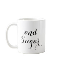 Kaffee mit der Creme-und ZuckerTasse