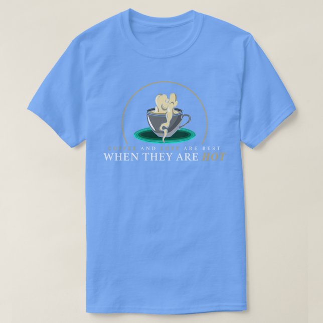 Kaffee mit Kaffee T-Shirt (Design vorne)