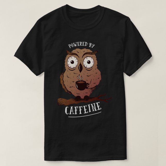Kaffee mit Koffein Barista T-Shirt (Design vorne)