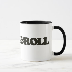 Kaffee mit Rock und Rollen Tasse