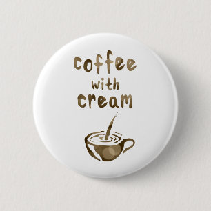 Kaffee mit Sahne Button