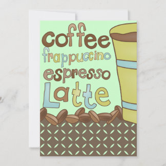 Kaffee Mittagessen Bridal Dusche Einladungen