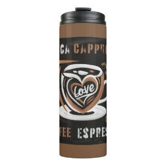 Kaffee Mocca Cappuccino Espresso Café Latte Thermosbecher