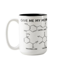 Kaffee Molecules Morning Cup O' Chemicals Custom