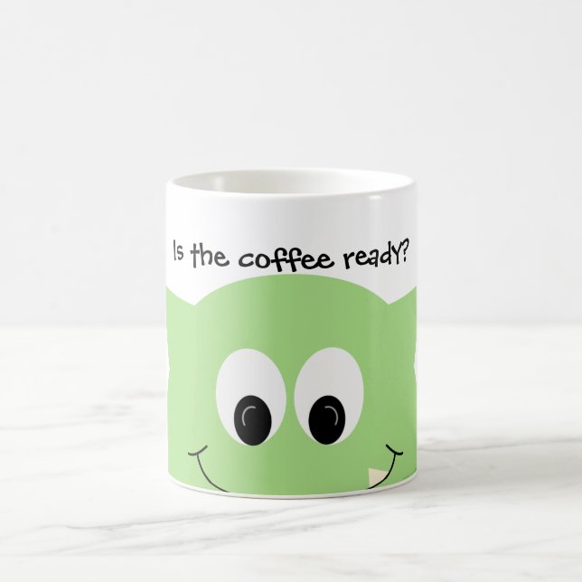 Kaffee-Monster-Tasse Tasse (Mittel)
