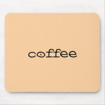 Kaffee Mood Leder-Tone-Maus Pad