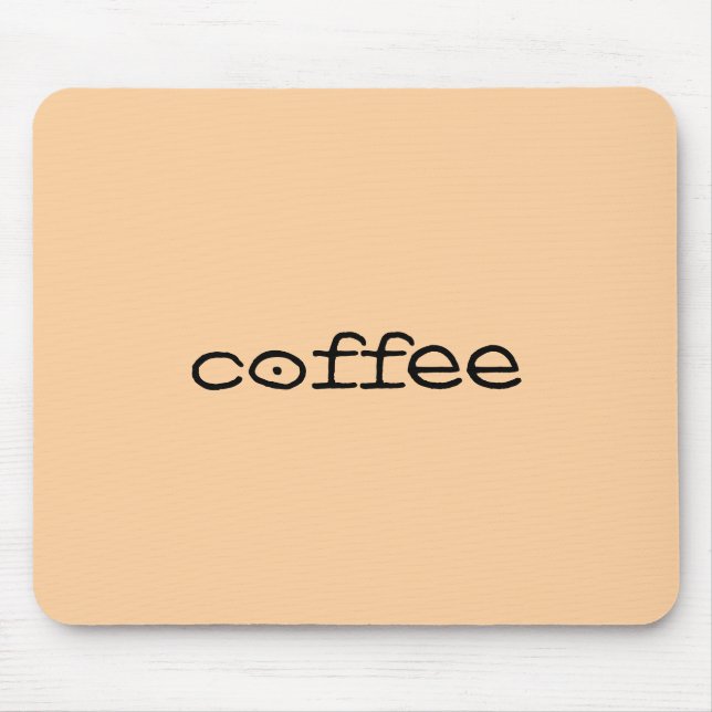 Kaffee Mood Leder-Tone-Maus Pad Mousepad (Vorne)