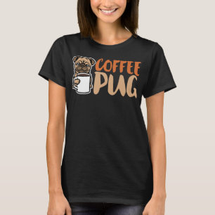 Kaffee Mops Hund ist Liebe, ich Liebe mein Mops Ba T-Shirt