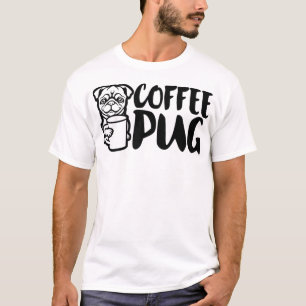 Kaffee Mops Hund ist Liebe, ich Liebe mein Mops Ba T-Shirt