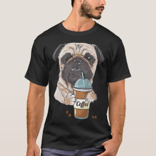 Kaffee Mops und T-Shirt Funny Gift Männer Liebhabe