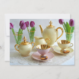 Kaffee-Morgen individuelle Einladungskarte Einladung