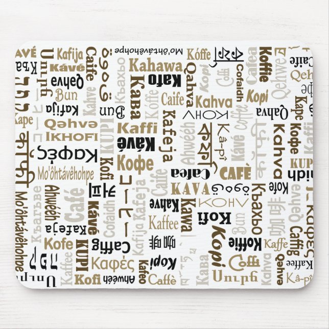 Kaffee Mousepad (Vorne)