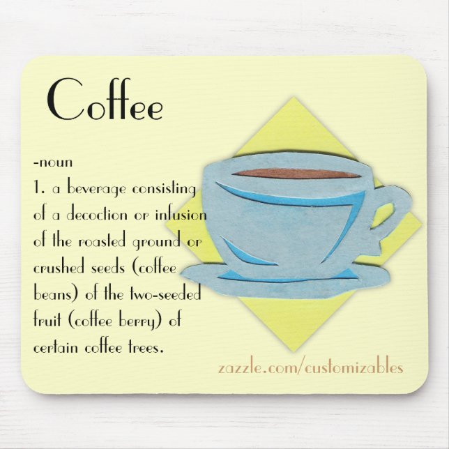Kaffee Mousepad (Vorne)