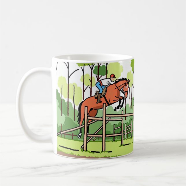 Kaffee Mugs 4 Pferde Liebhaber! Kaffeetasse (Links)