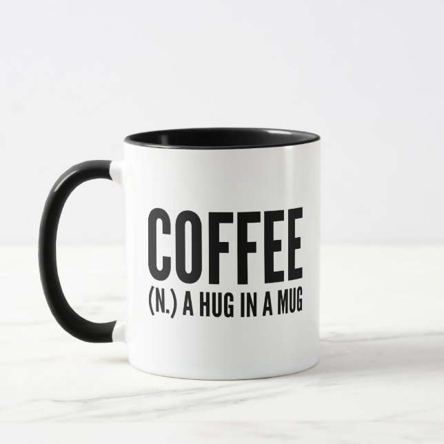 Kaffee (N) in einer Tasse umarmen (Links)