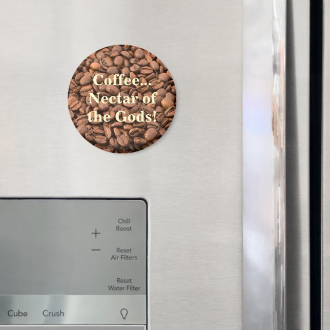 Kaffee Nektar der Götter! Magnet (In Situ (Kühlschrank))