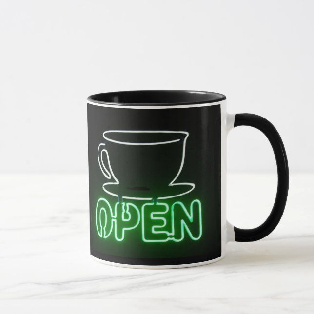 Kaffee-Neon-Tasse Tasse (Rechts)
