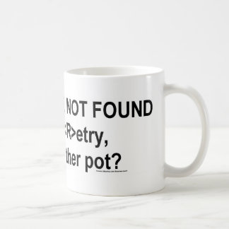 Kaffee nicht gefunden tasse